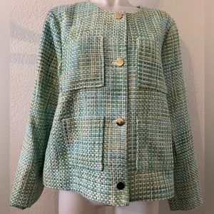 Halogen 1X Tweed Jacket NWOT